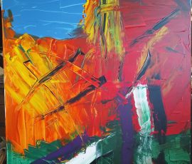 Bei den Inkas 100x70cm 2024