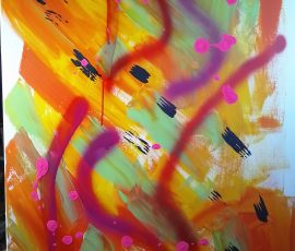 Die Spur der Katze 100x70cm 2025