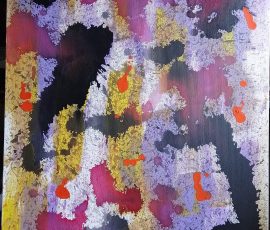 Lustige Farbschlangen Nr.1 80x60cm 2025
